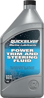 Quicksilver 858075Q01 Power Trim and Steering Fluid - 32 Ounce Bottle