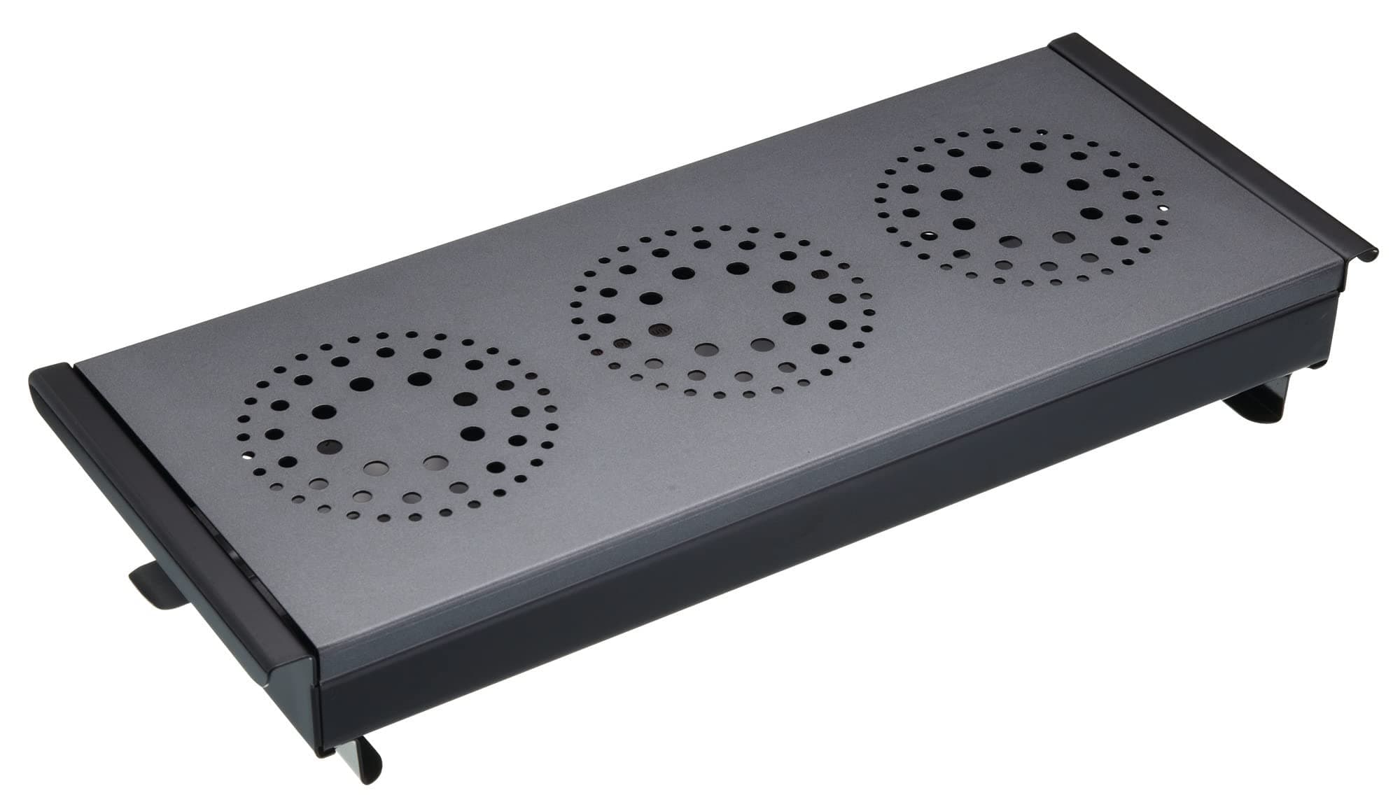 MasterClass Professional Extra Large Three Light Food Warmer, Dish Warmer, Display Boxed, Black/Grey