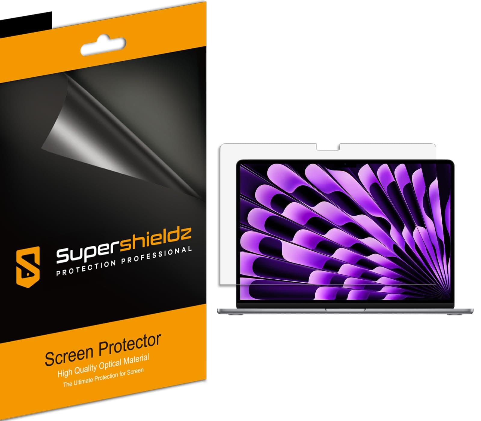 Supershieldz (3 Pack) Anti-Glare (Matte) Screen Protector Designed for Macbook Air 15 inch (M4/M3/M2 Chip, 2023-2025)