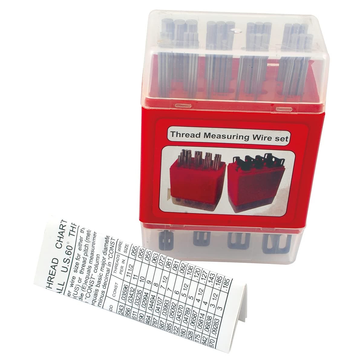 4200-0240 Pro-Series 48 Piece Thread Wire Measuring Set
