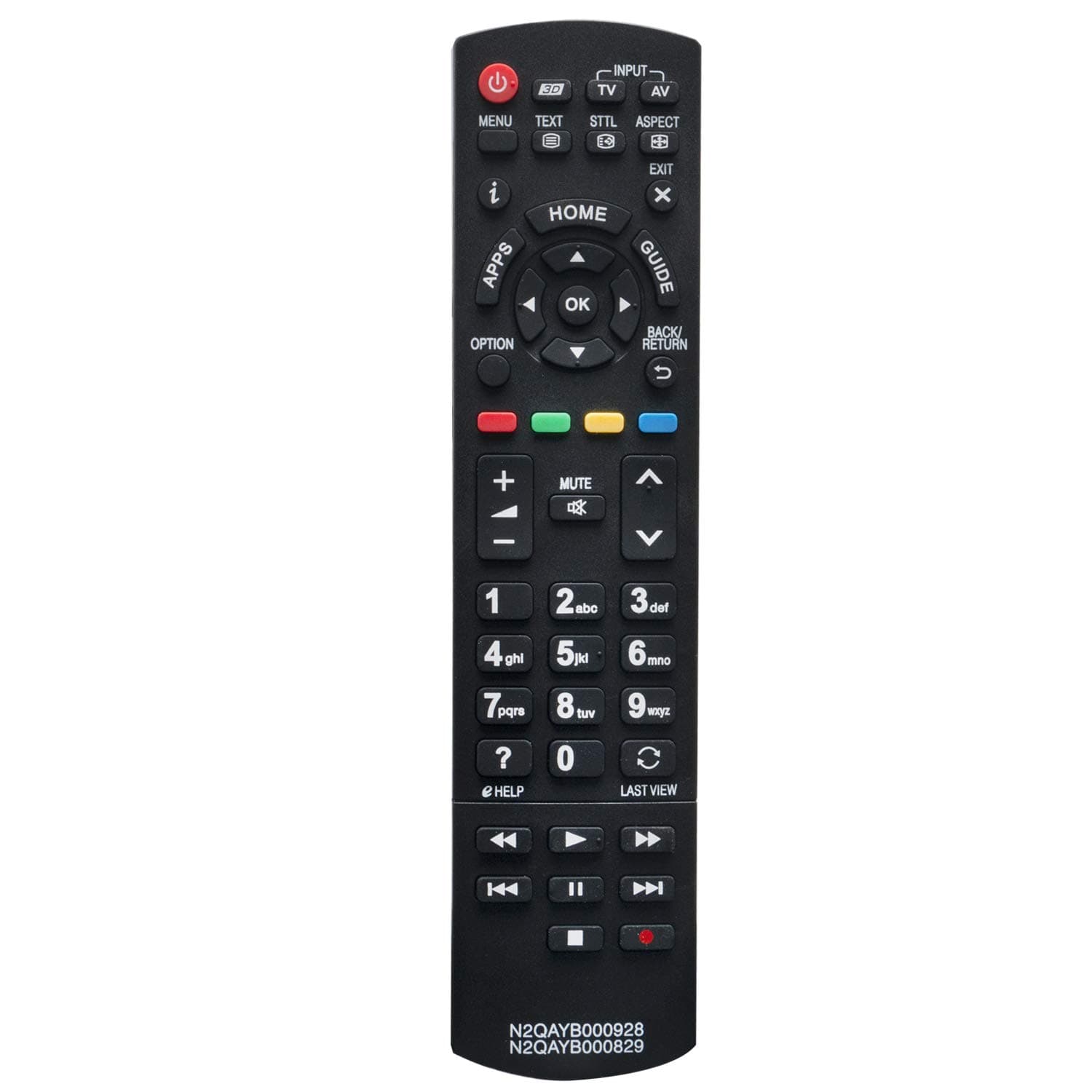 N2QAYB000928 N2QAYB000829 Replace Remote Control -VINABTY Remote Control Replacement for Panasonic TV TC-26LX14 TC-32LX1 TC-42PX14 TC-50PX14 TC-L26X1 TC-L32C12 TC-L32G1 TC-L32S1 TX-L55ETW60 TX-48AS640
