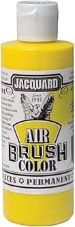 Jacquard Metallic Airbrush Color, 4 oz., Metallic Yellow