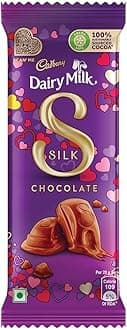 Cadbury Dairy Milk Silk Valentine Chocolate Bar, 60 g