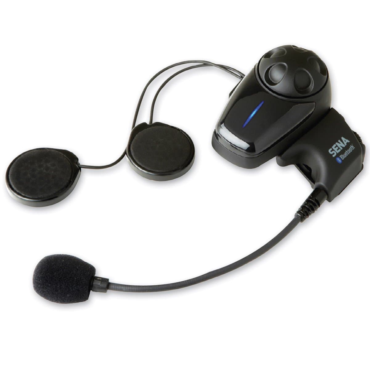 SMH10-11 Motorcycle Bluetooth Headset/Intercom Communication System with Universal Microphone Kit (Single)