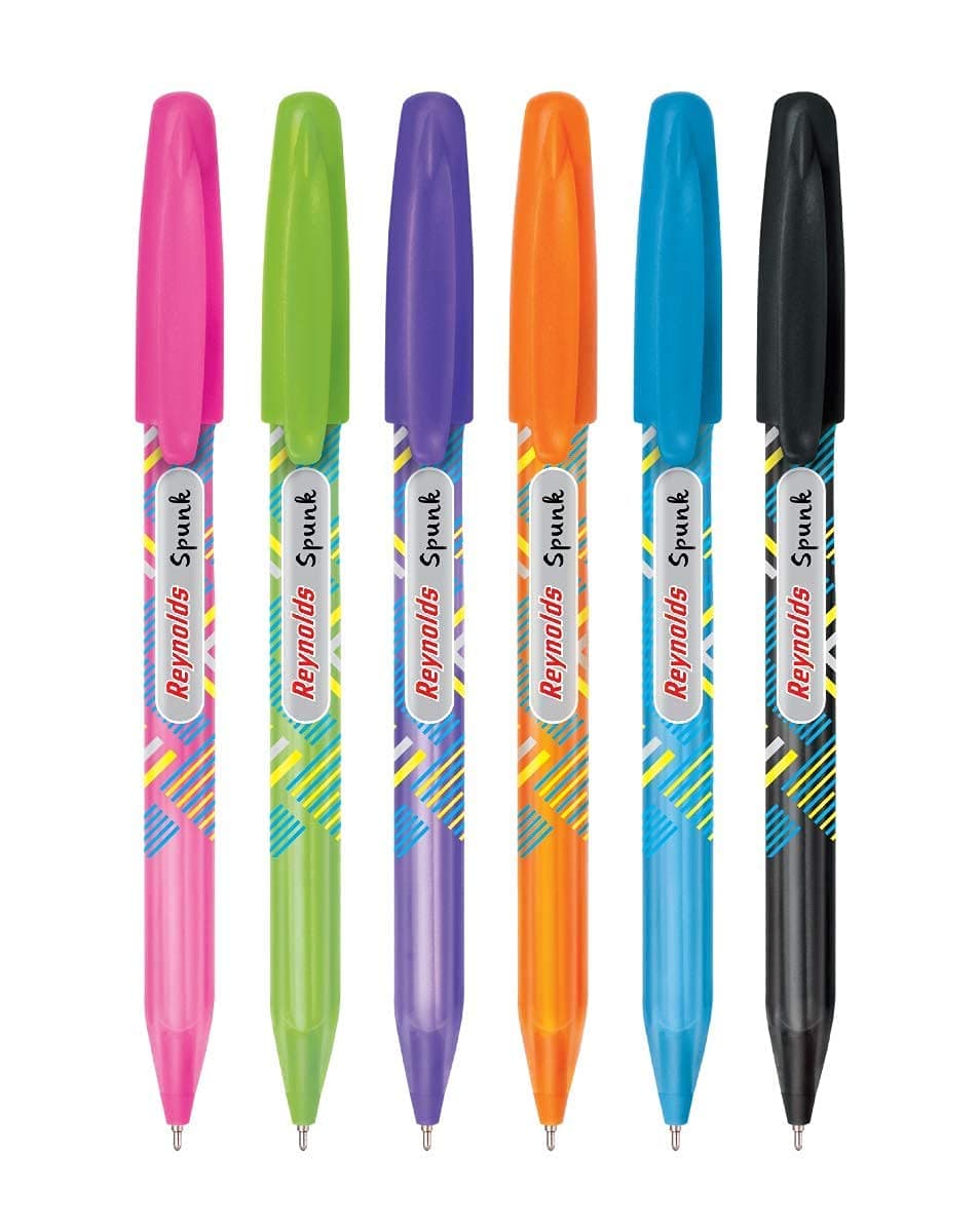 Spunk Ball Pen -5 CT Bag 0.5MM -Blue (Pack of 28)