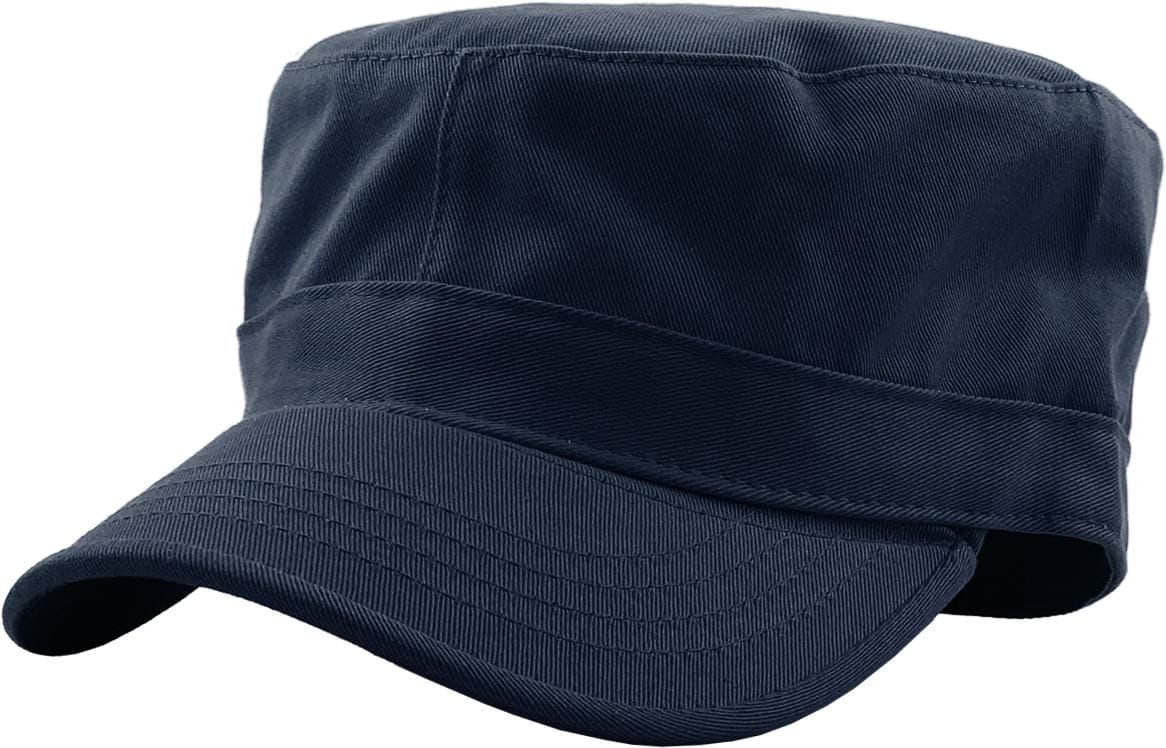 KBK-1464 NAV XL Cadet Army Cap Basic Everyday Military Style Hat Navy