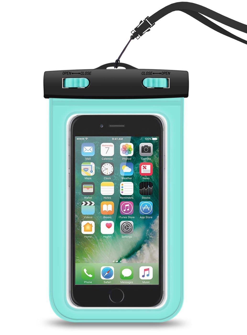Waterproof Phone Pouch, Universal Cell Phone Dry Bag Case - for iPhone X, 8 Plus, 7, 6S, Galaxy S8,7