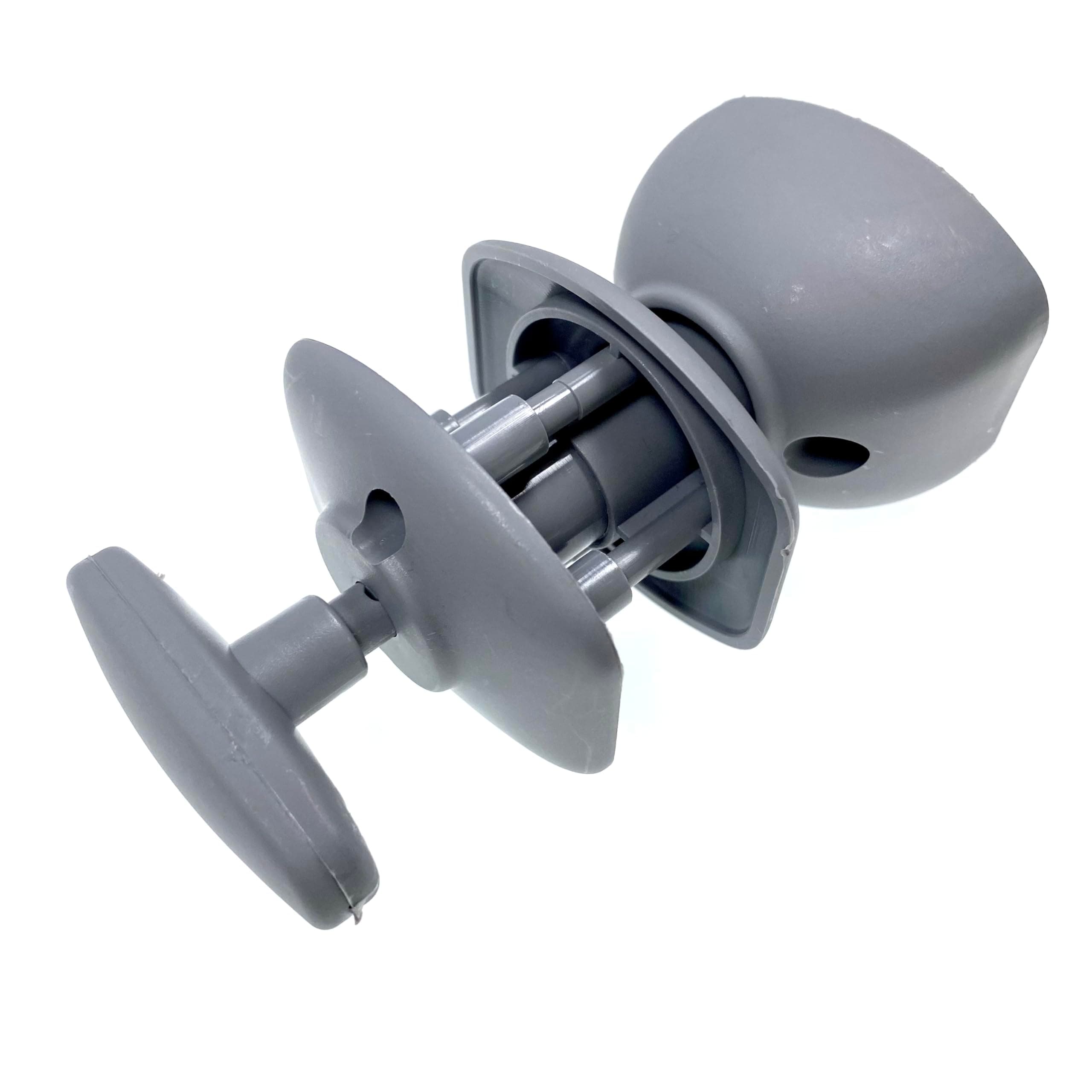 W4 Quick Release Barrel Door Retainer Grey - Caravan Door Stop, Door Catch, Magnetic Door Holder, Motorhome Accessories, Caravan Door Retainer, Outdoor Door Stop, Patio Door Hold Open Clip