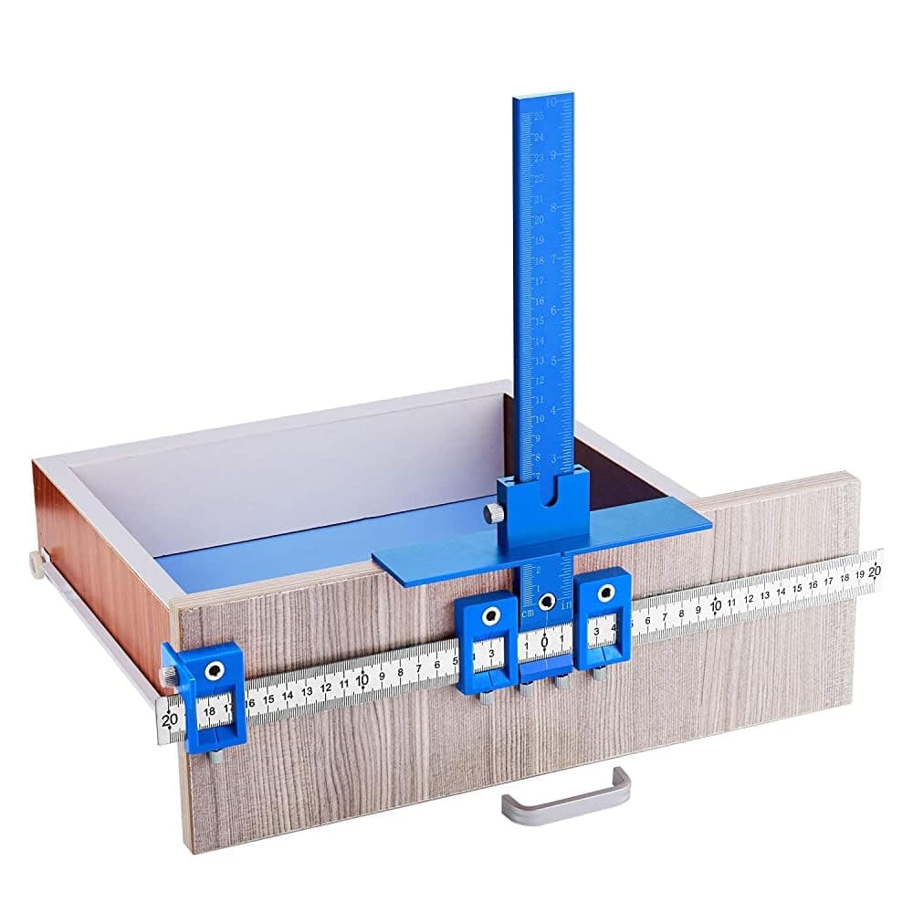 Drill Guide Sleeve Cabinet Hardware Jig Drawer Pull Jig Wood Drilling Dowelling Hole Saw Master System