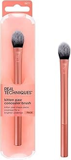 Brightening Concealer Makeup Brush, Viral Kitten Paw Brush Conceals Under Eyes, & Imperfections, Cover Dark Circles, For Brightener & Concealer, RT 242 Brush, Cruelty-Free, 1 Count