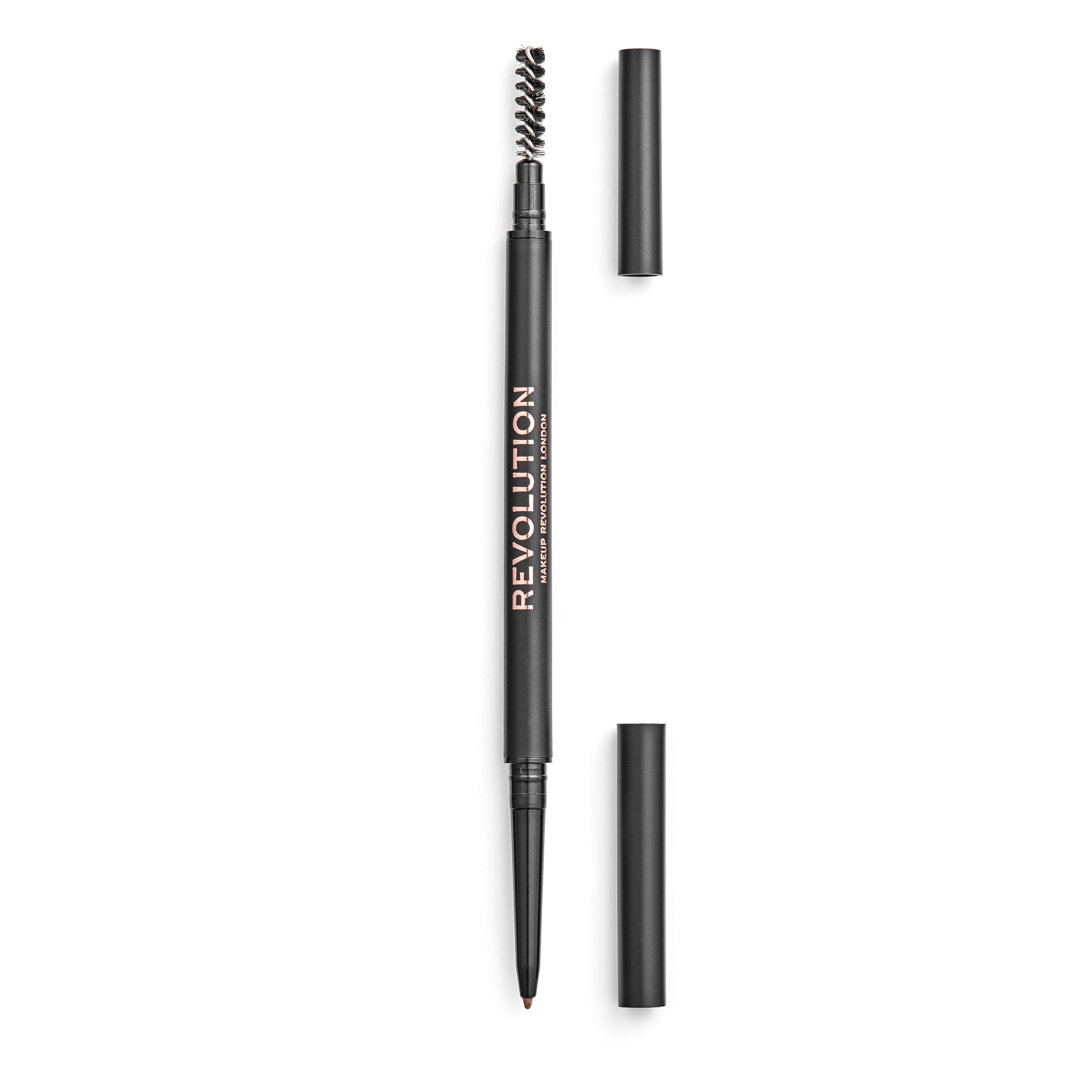 Revolution Precise Brow Pencil, Double-Ended Makeup Tool with Brush for Easy & Ultra Defined Brows and Bold Looks, Brown, 0.05g