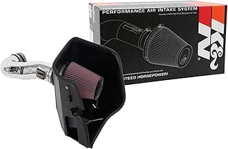 K&N Cold Air Intake System: High-Flow Air Filter, Increase Performance & Towing: Compatible with 2019-2025 Chevy/GMC/Cadillac Silverado 1500, Suburban, Tahoe, Sierra 1500, Yukon, Escalade, 77-3110KP