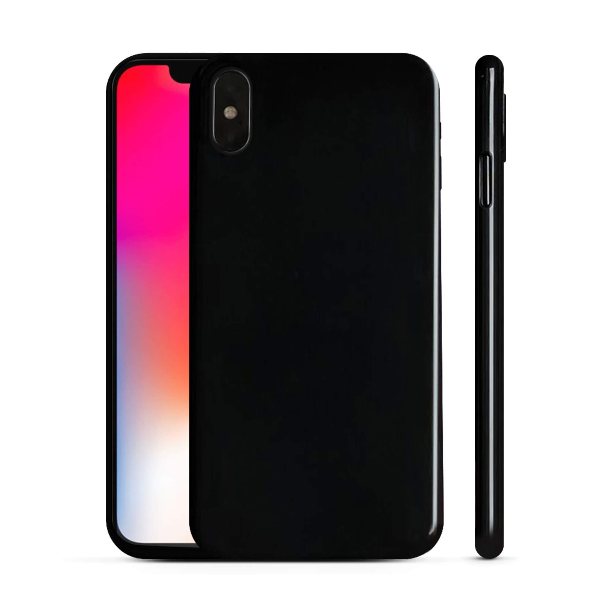 PEEL Ultra Thin iPhone X Case, Jet Black - Minimalist Design | Branding Free | Protects and Showcases Your Apple iPhone X