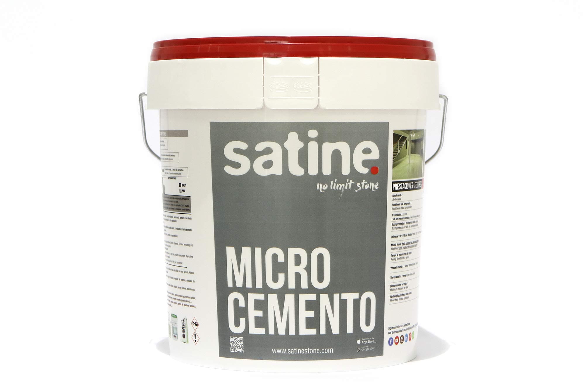 Microcement Single Component Finish Medium Satin 20 kg