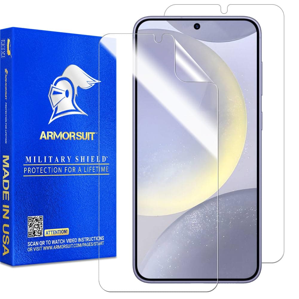 ArmorSuit 2 Pack for Samsung Galaxy S25 Plus / S24 Plus Screen Protector (6.7") Case Friendly MilitaryShield HD Clear Film - Made in USA