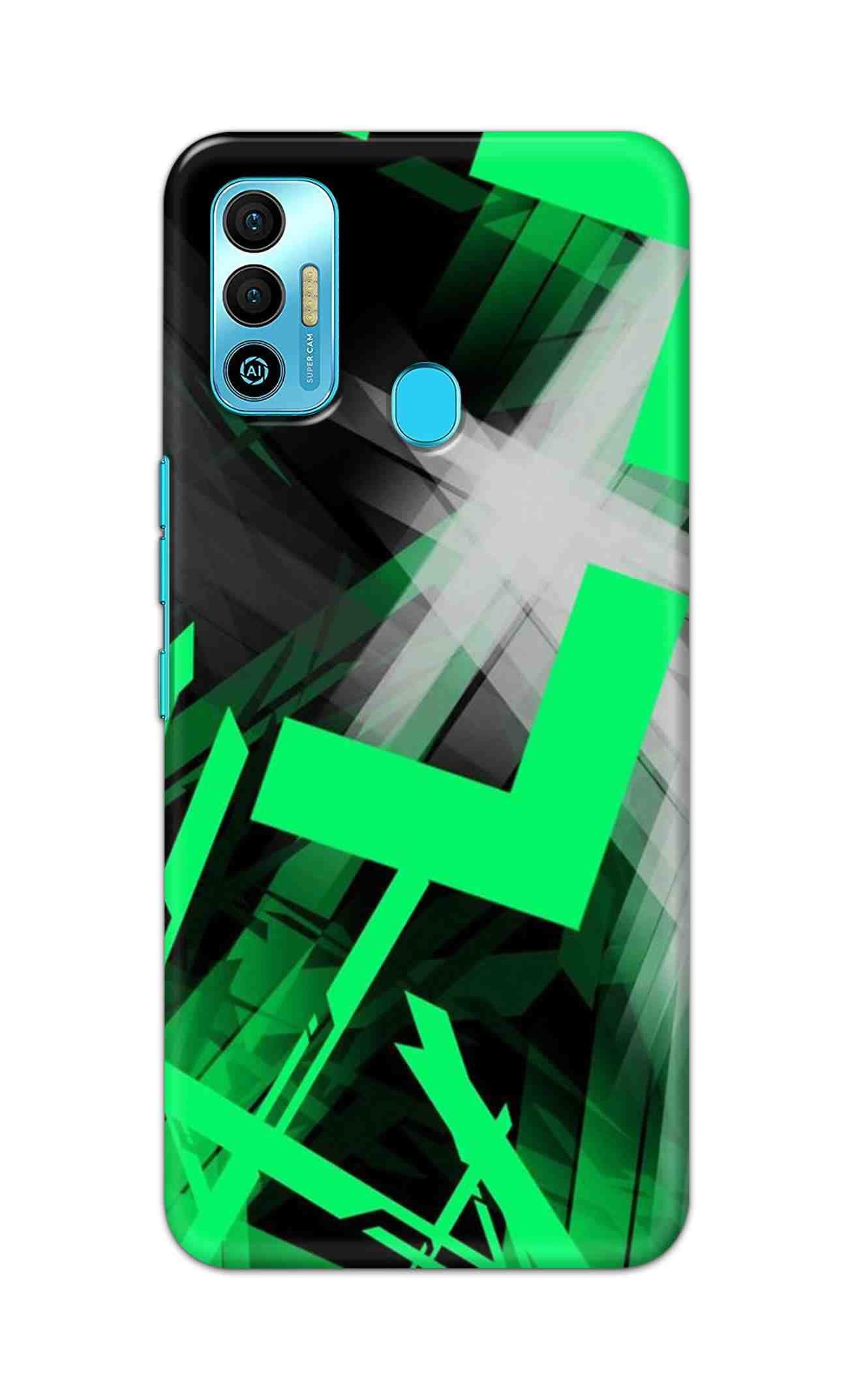 NDCOM for Tecno Spark 7T Back Cover Sharp Texture Printed Hard Case