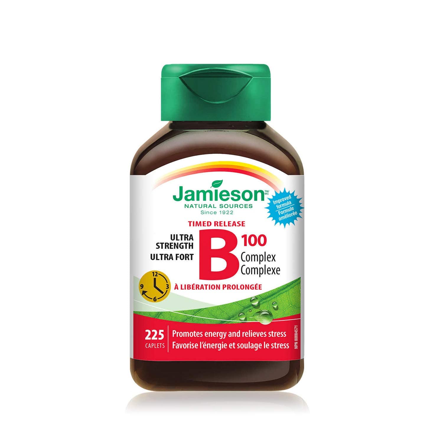 Jamieson Time Release Ultra Strength B100 Complex 225 Caplets