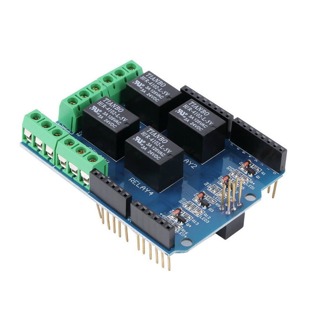 HiLetgo 5V 4 Channel Relay Shield for UNO R3