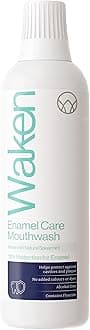 Waken, Spearmint, 500ml Mouthwash for Fresh Breath, Spearmint, 100% Natural Flavours, Alcohol Free, with Added Fluoride, No Artificial Colours or Flavourings, Vegan, Sustainable & Award Winning…