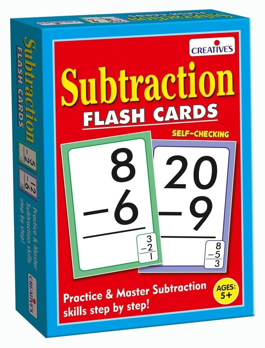 Creative Educational Aids Pvt. Ltd. 0282 Subtraction - Flash Cards