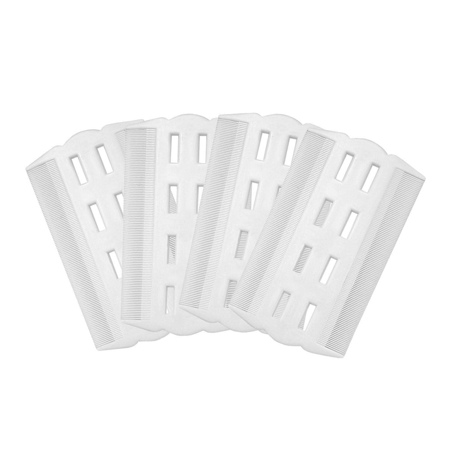 55 Bredsway4Pcs White Hair Nit Comb Fine Teeth Remove Head Nits Double Side Detection Head Nit Combs For Pets Kids And Adults Tip-Top