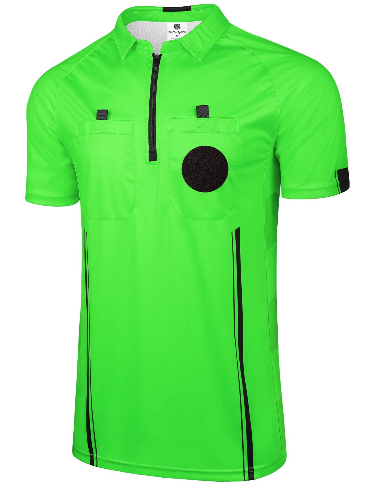 FitsT4 Sports Pro Soccer Referee Jersey Short Sleeve Ref Shirts
