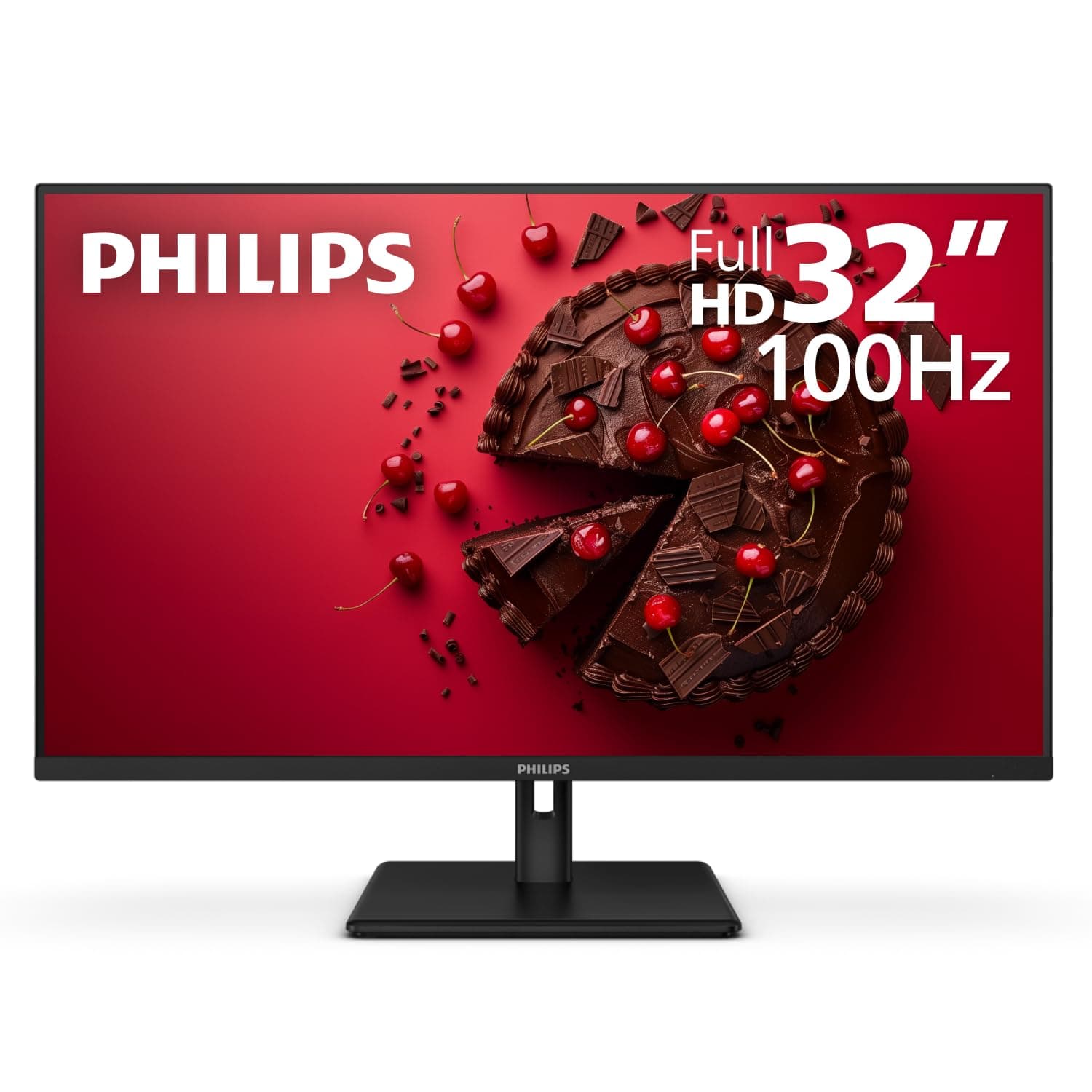 Philips 32E1N1100L 32"' Frameless Monitor, FHD 1920 x 1080, VA Panel, Adaptive-Sync 100Hz, VESA, 4Yr Advance Replacement Warranty, Black
