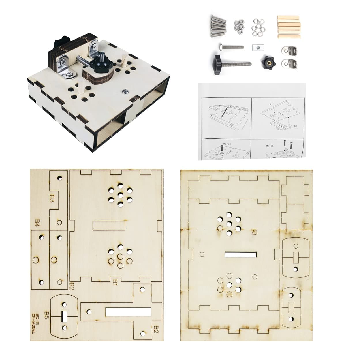 Wooden Ship Modeling Tools Set - Wood Strip Bending Device Building Kits, Wood Plate Slat Bending appartus