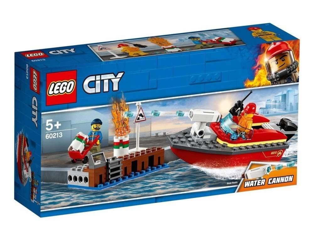 City Dock Side Fire 60213 Building Kit (97 Pieces)
