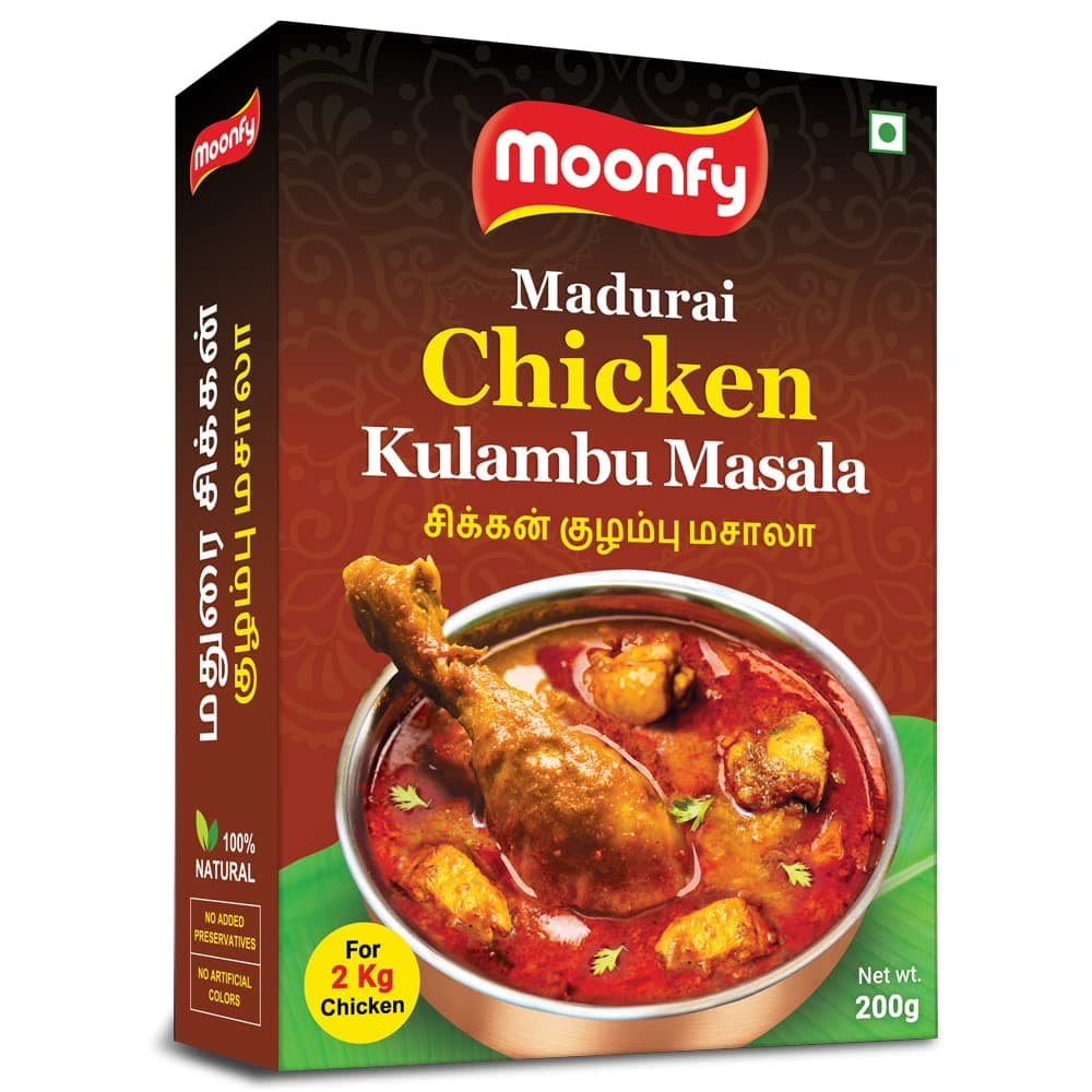 Moonfy Madurai Chicken Kulambu Masala (200g)