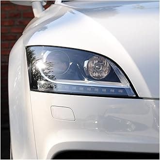 Head Lights Assembly 2Pcs For Audi For TT For Roadster 2008-2014 Car Front Headlight Lens Cover Auto Headlamps Lampcover Transparent Lampshades Lamp Shell Front Lamps (Color : Right)