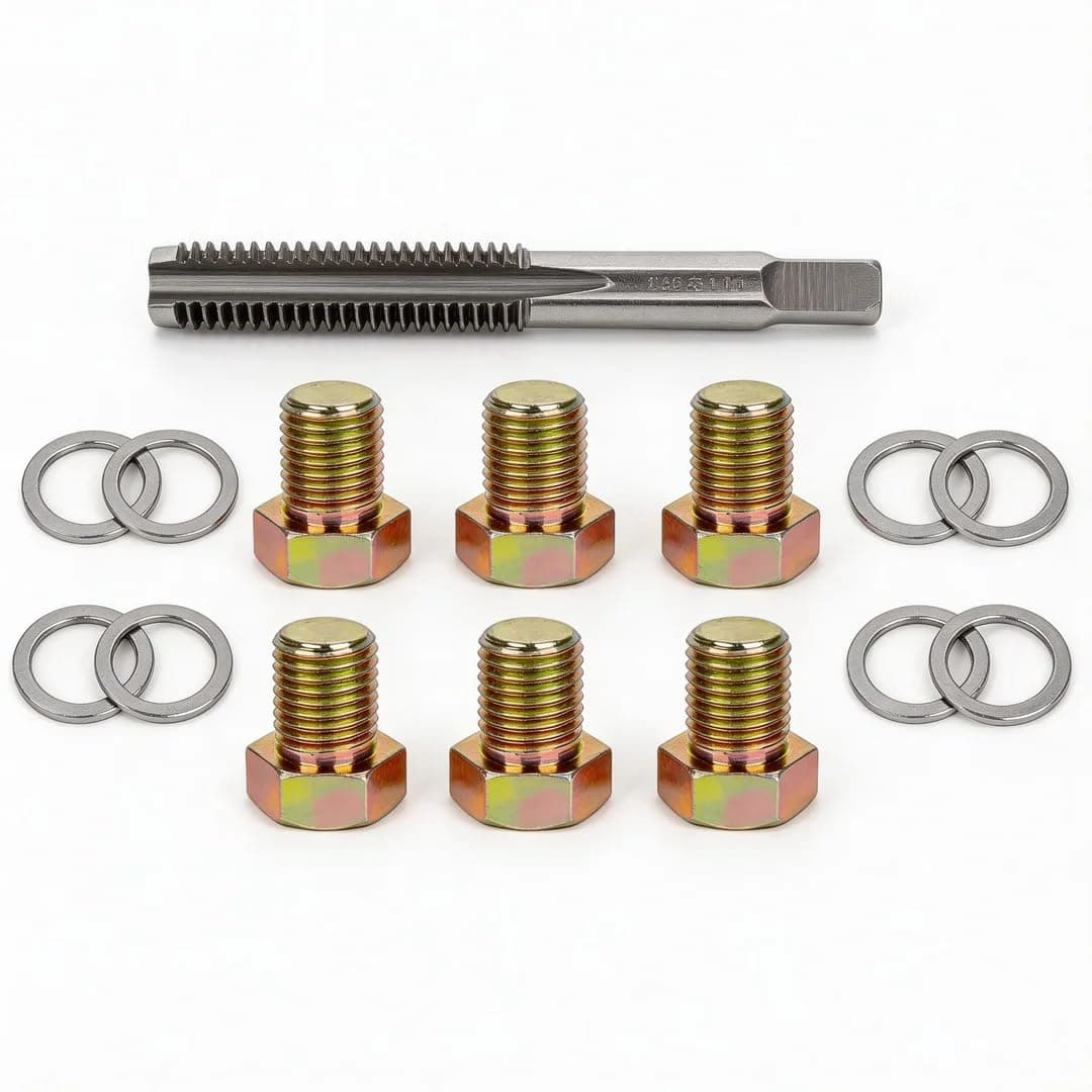 M13 X 1.5MM Oil Drain Plug Thread Repair Tool Kit, Oil Pan Thread Repair Kit