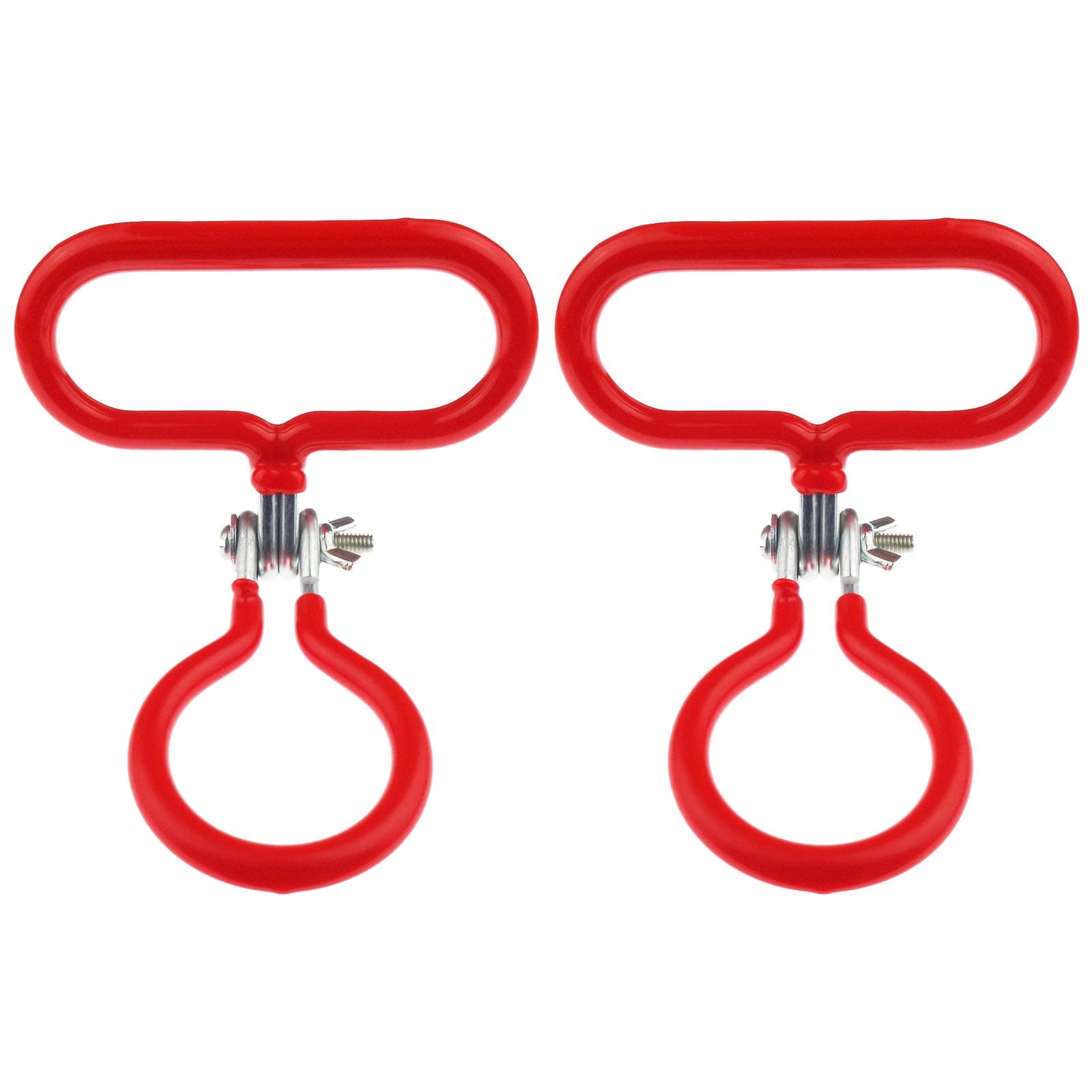 2 Pack Carboy Handle for Smooth Neck 3 Gallon 5 Gallon 6 Gallon 6.5 Gallon Glass Carboys (Red)