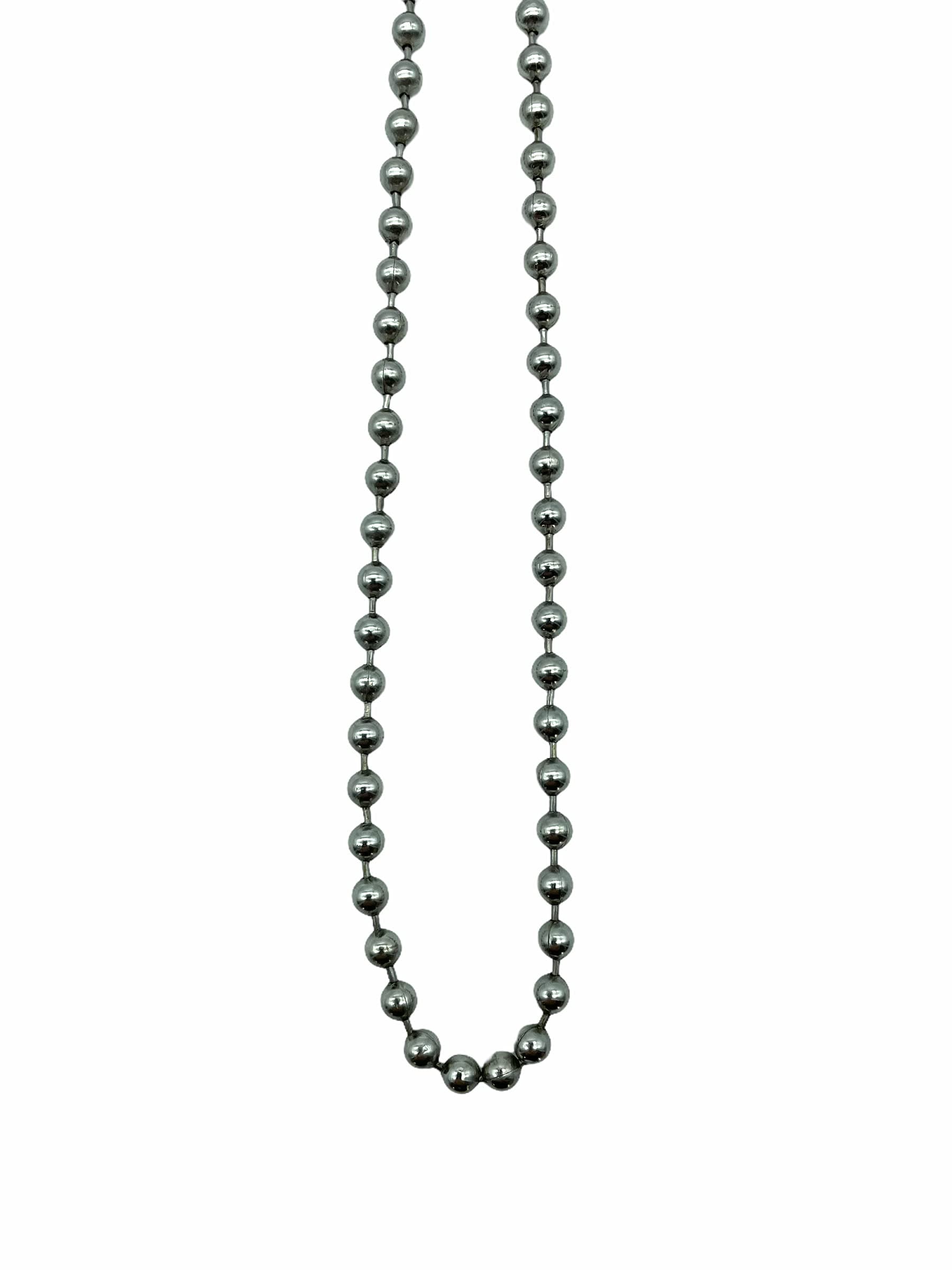 JAM2DAY Premium Roller Blind Chrome Beaded Pull Chain - Continuous Loop (175cm Drop, Chrome)