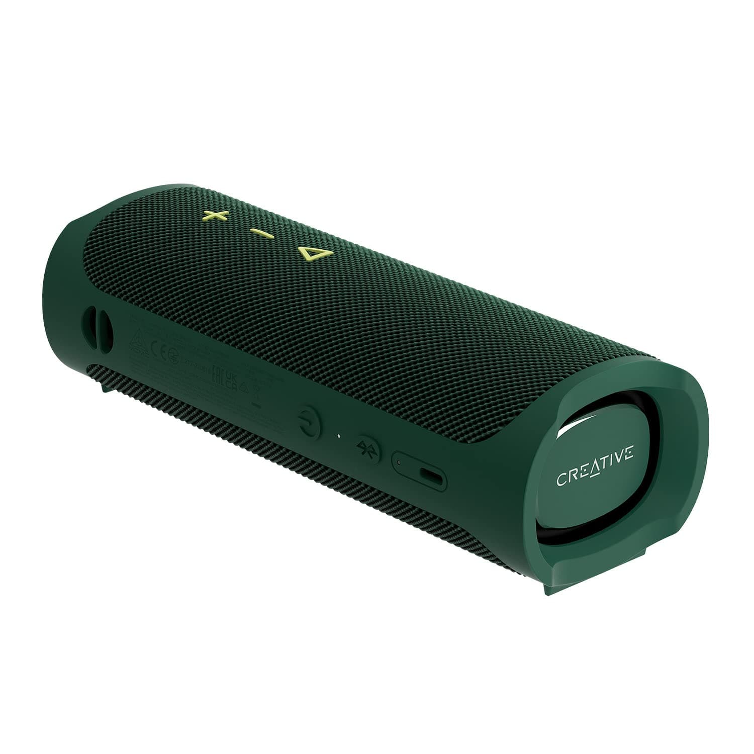 CREATIVE MUVO Go Portable Waterproof Bluetooth 5.3 Speaker with Up to 18 Hours of Battery Life, IPX7 Waterproof, and Powerful Bass Performance, Wireless Stereo Link (Green)