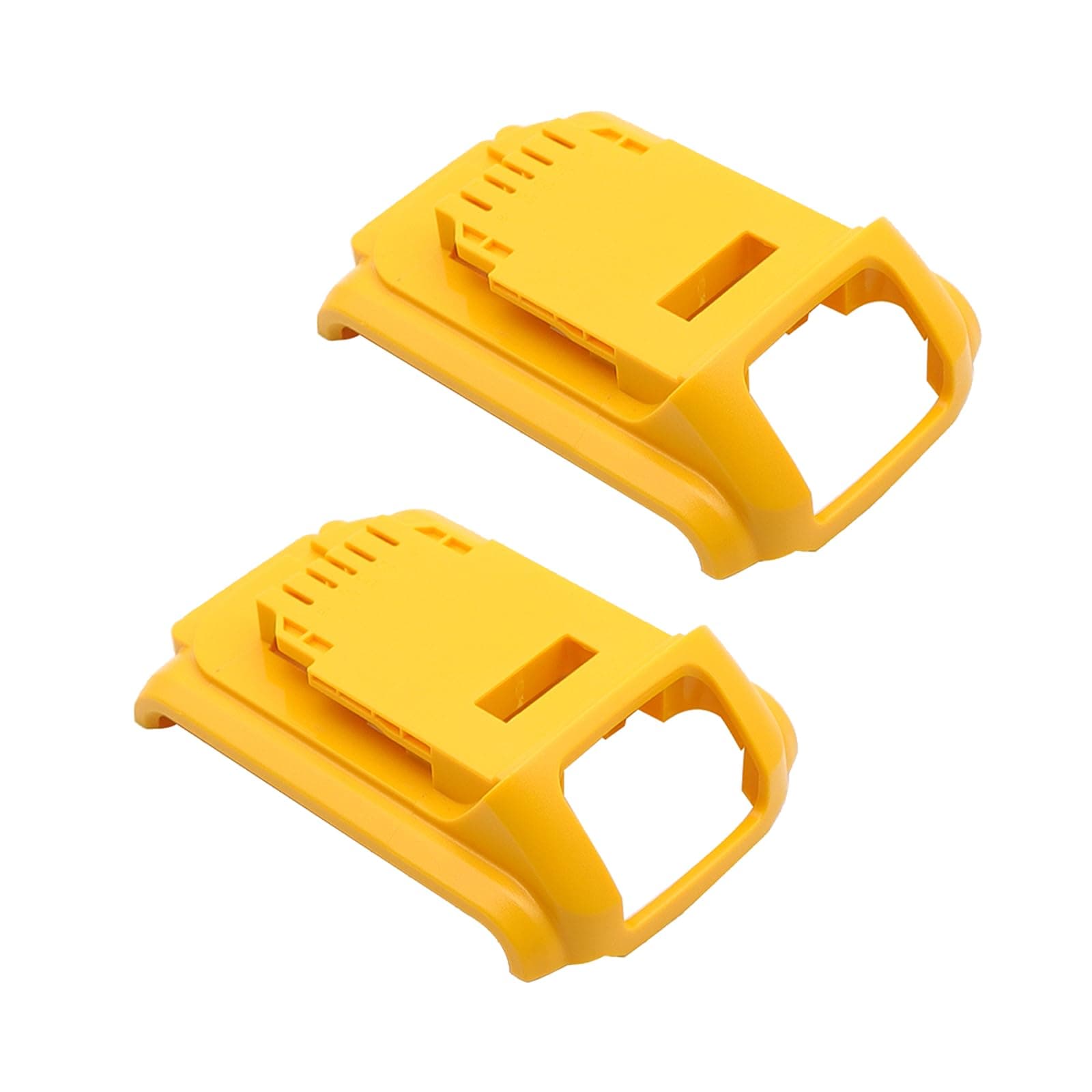 Compatible with DeWalt 18V Max Battery Rebuild Kits 2Pack Plastic Case 5.0Ah 6.0Ah DCB200,DCB203,DCB204 Li-Ion Battery Case-Replacement,10-Cell 18650 Broken Battery Shell Repair Kit Cover Parts