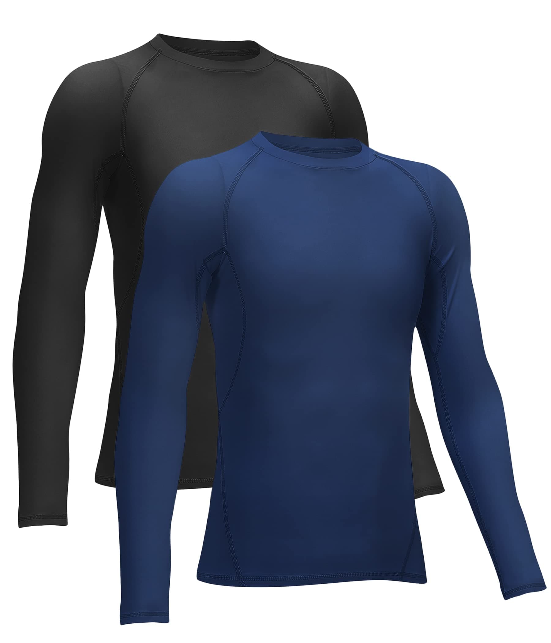 TELALEO 4, 3, 2, 5/1 Pack Boys' Girls' Compression Shirts Youth Long Sleeve Undershirt Sports Moisture Wicking Baselayer
