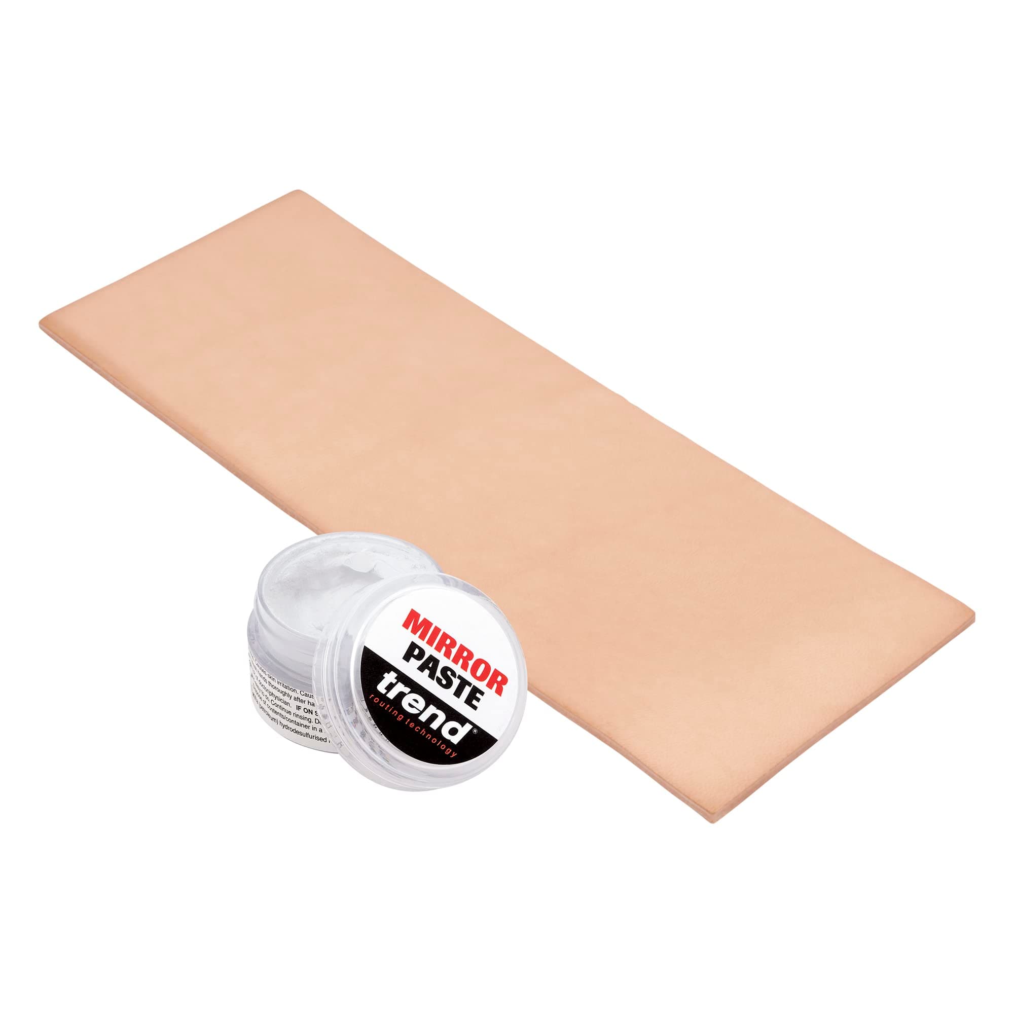 Ultra Fine Mirror Paste & Premium Leather Strop, Hone and Polish Your Knives and Sharpened Tools, DWS/MP/KIT
