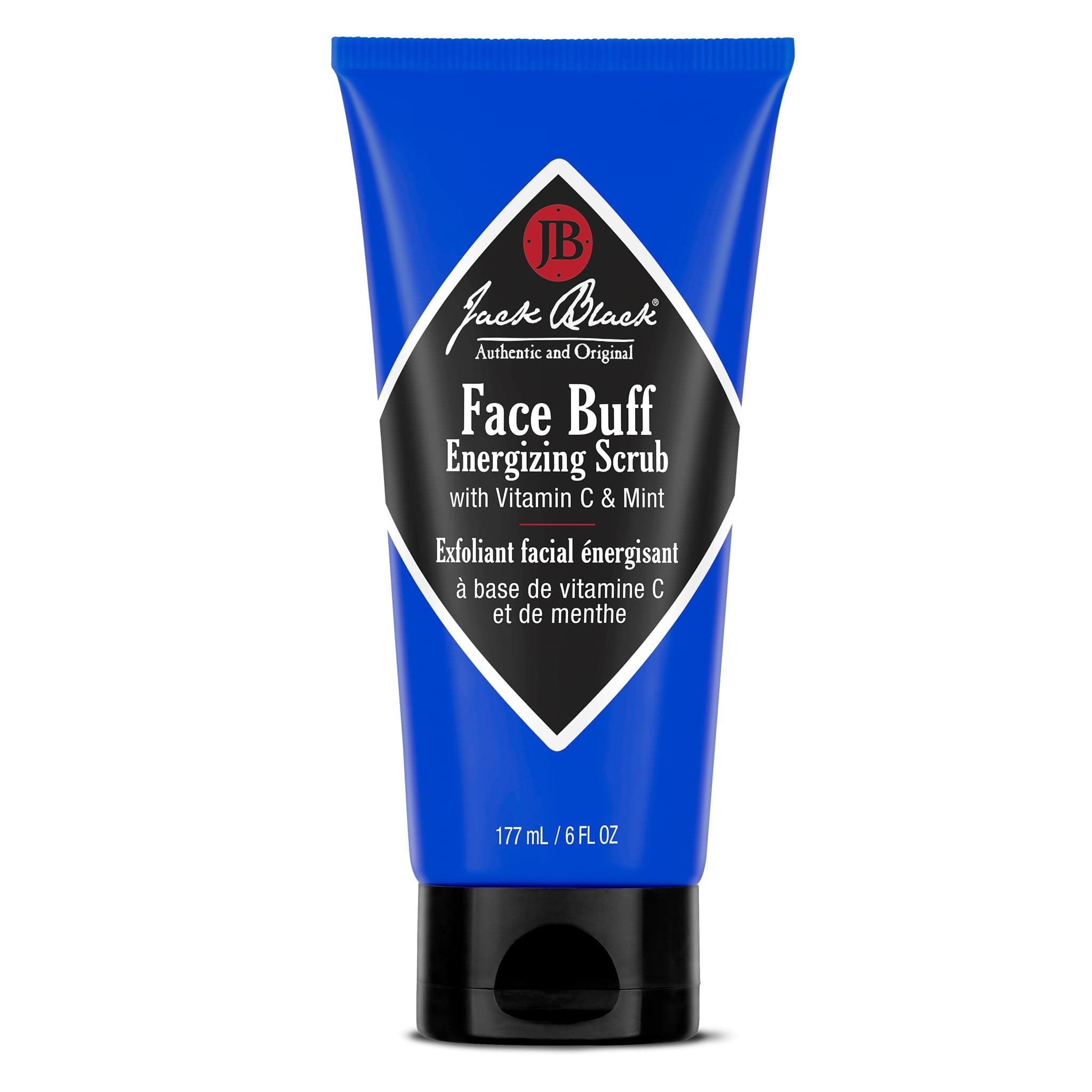 Face Buff Energizing Scrub - Mens Face Wash & Pre Shave Scrub, Face Cleanser for Men, Pre Shave for Men, Mens Facial Cleanser, Mens Face Scrub, Exfoliating Face Wash, Jack Black Face Scrub