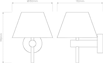 Astro Bathroom Wall Light, Metal, G9, 40 W, Polished Chrome