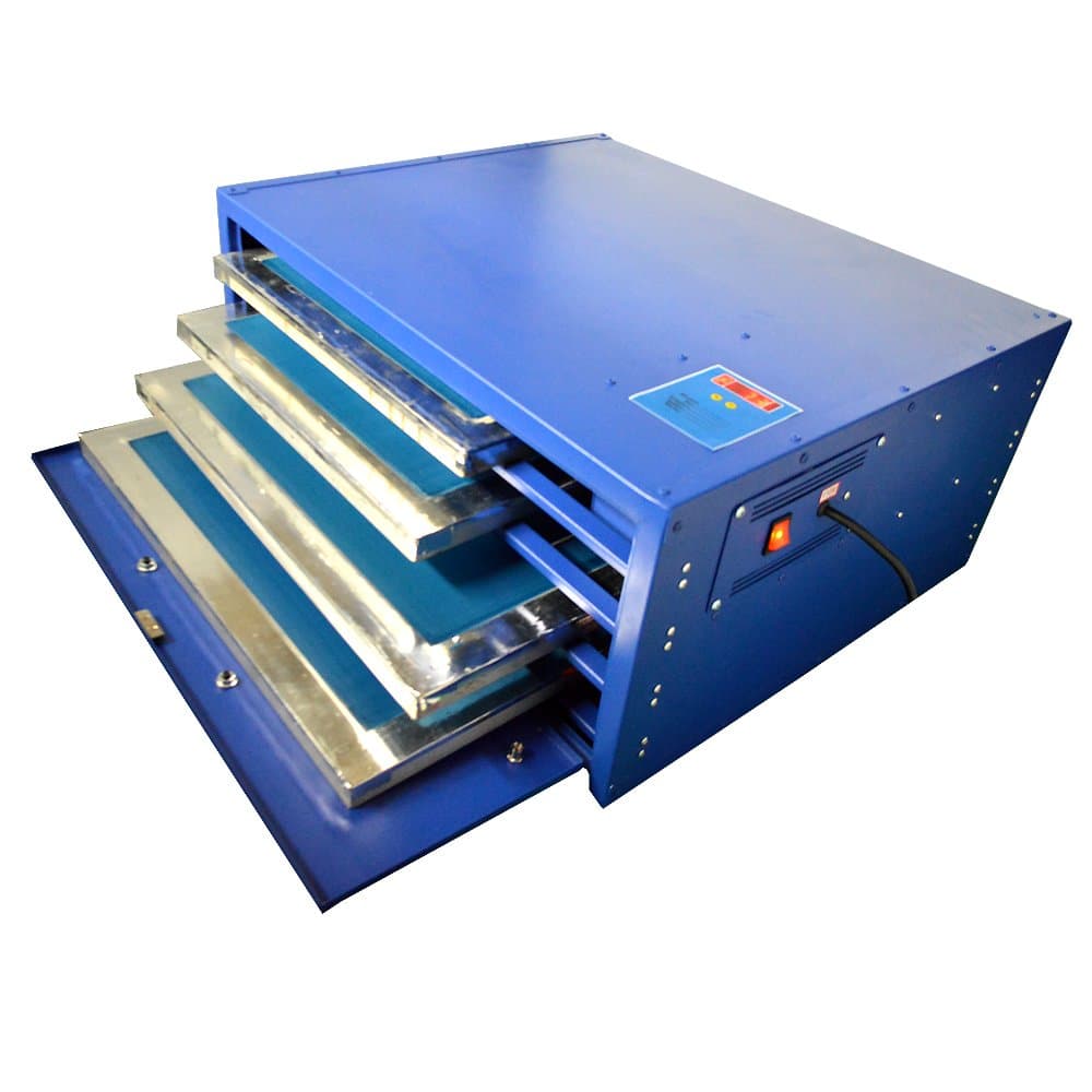 110V Screen Drying Cabinet 4 Layers Screen Printing Equipment Temperature Control Plate Heating