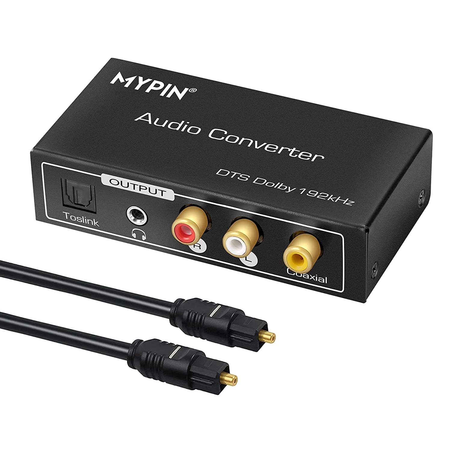 Microware Hdmi Arc Audio Adapter, 192Khz Extractor Or Digital Optical Toslink Coaxial To Analog 3.5Mm L/R Stereo Splitter
