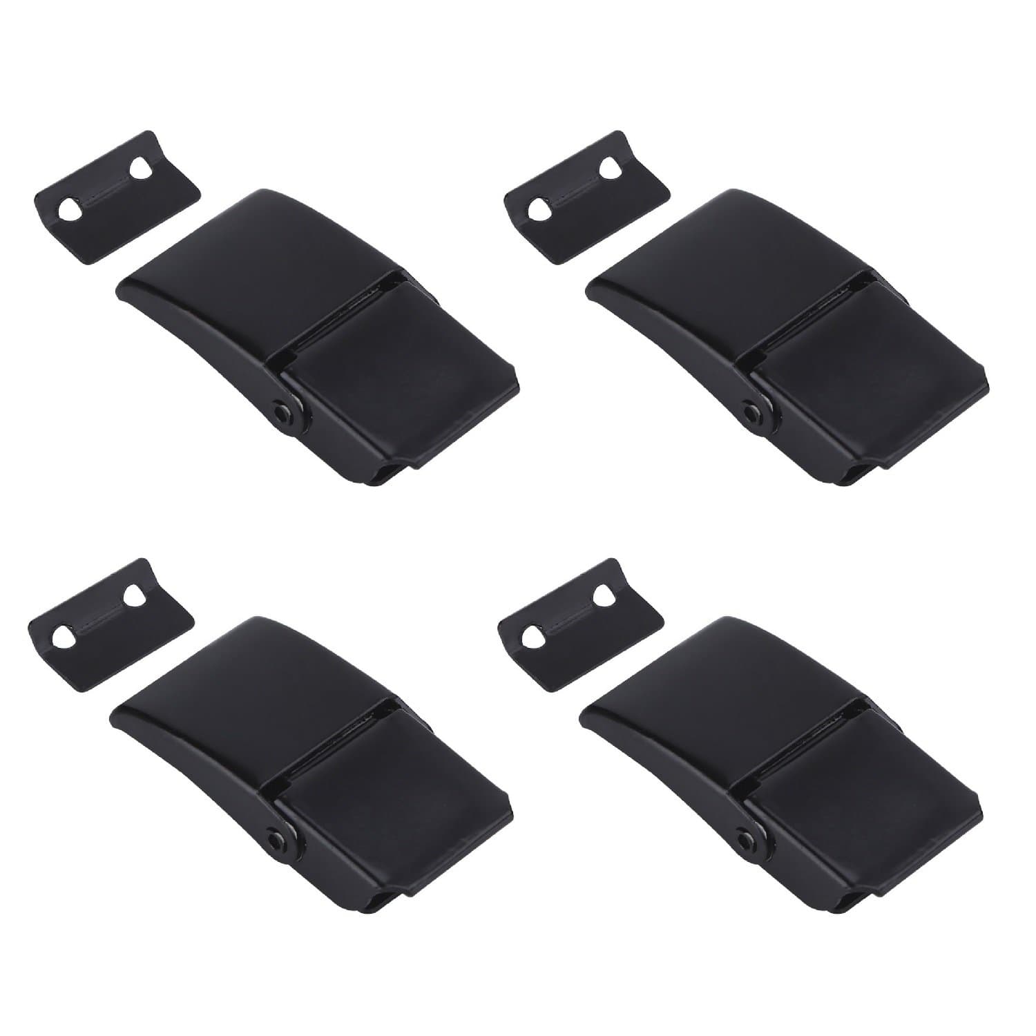 Creatyi 4 PCS A27 Black Concealed Toggle Latch Clamp for Case, Toolbox,Cleaner