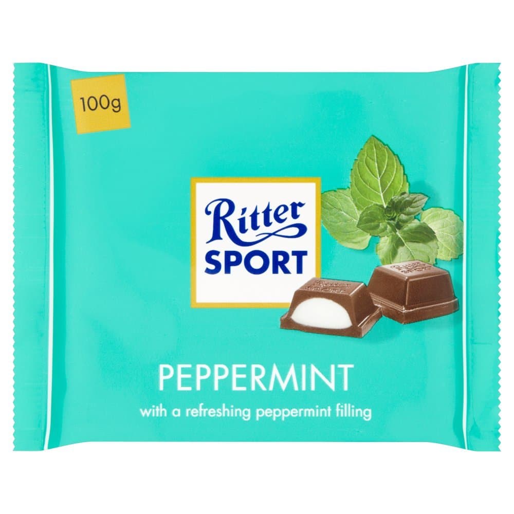 Ritter Sport Peppermint 100 g (Pack of 5)