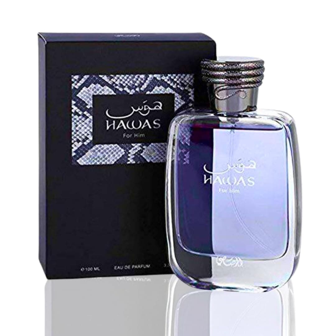 Hawas for Men Eau de Parfum Spray, 3.33 Ounce