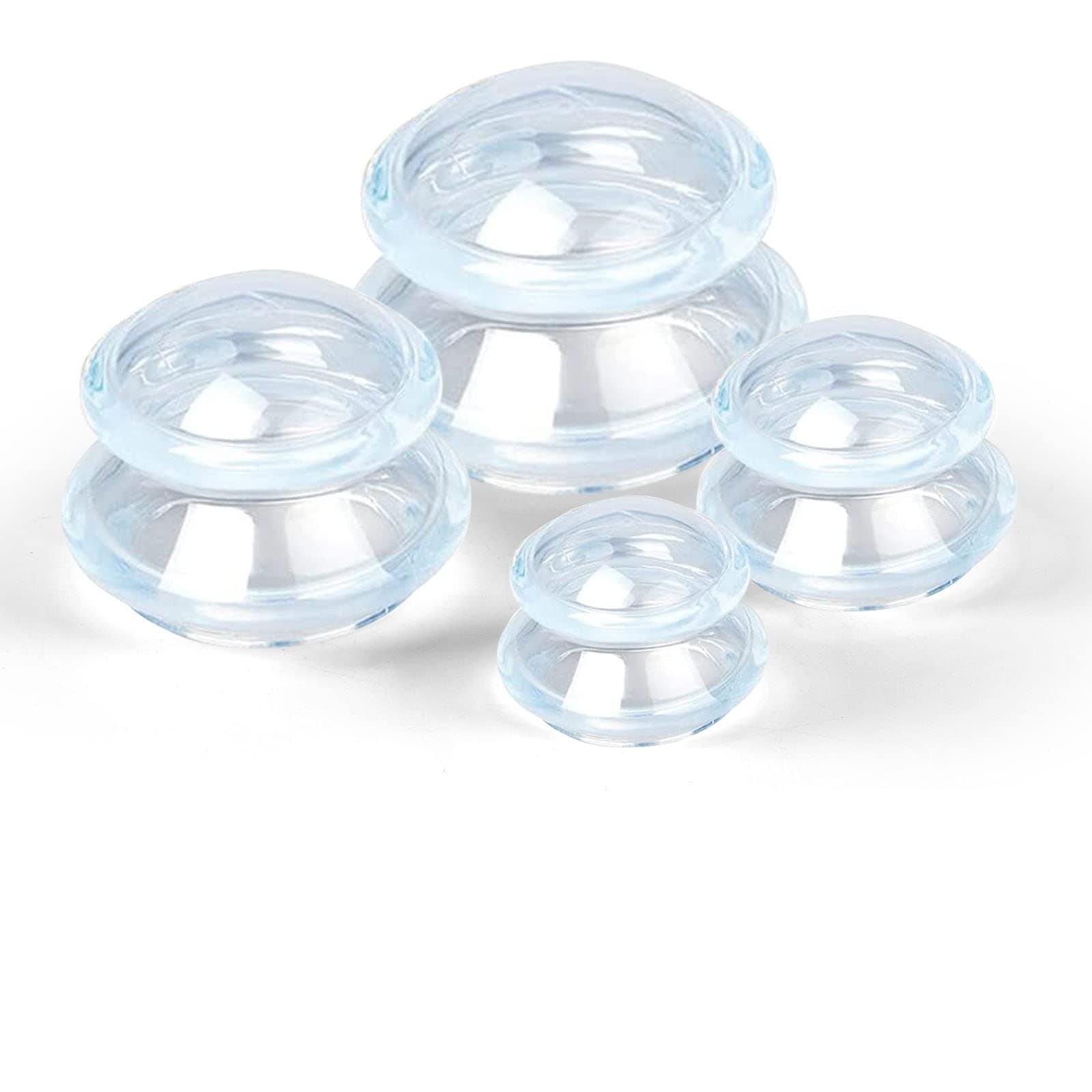 Silicone Cupping Therapy Set（EXTRA LARGE*1,LARGE*1,MEDIUM*1,SMALL*1）