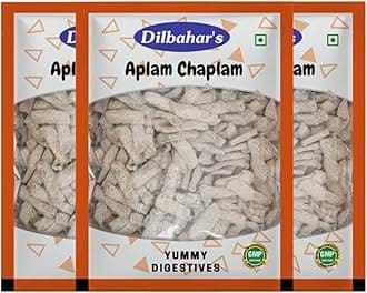 Dilbahar's Aplam Chaplam - 400G Pack Of 3 | Aam Pachak Chatpati Goli | Digestive Goli Pachak | Mukhwas Mouth Freshener | Aplam Chaplam Churan Goli | Churan Digestive | After-Meal Treat
