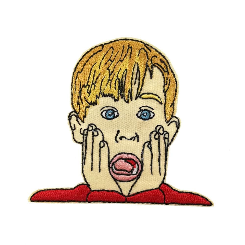 Cute-PatchHome Alone Gifts Embroidered Iron on sew on Patch for T-Shirt Backpack Scarf