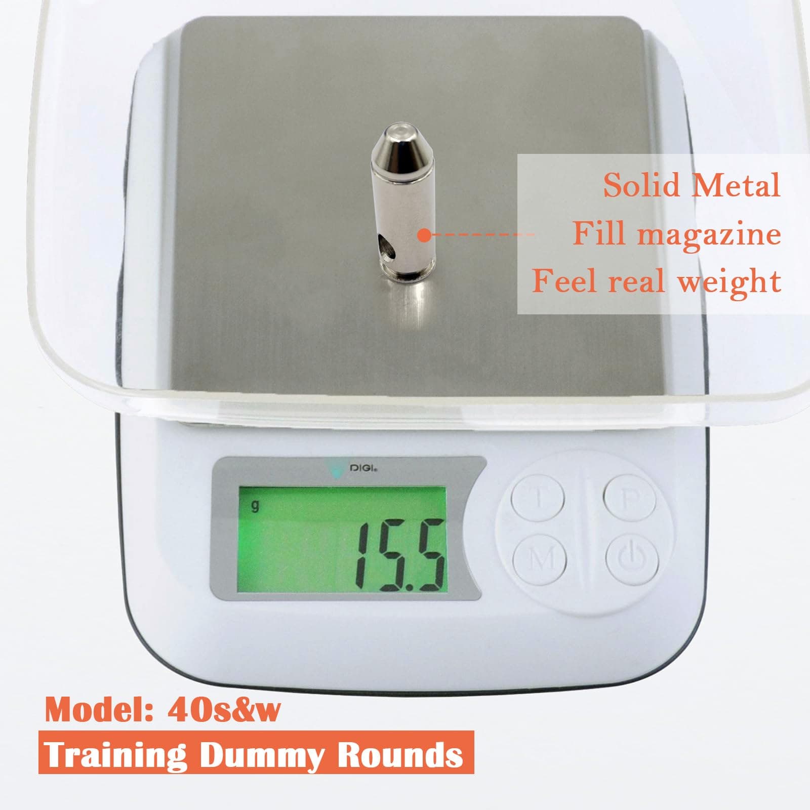 Steel Safety Practice Rounds Action Trainer Dummy Round Dry Fire Training Snap Cap