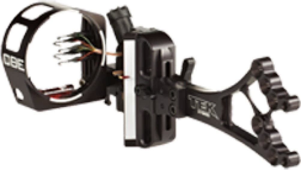 Custom Bow Equipment 5 Pin .019 Caliber Tek Hybrid Adjustable Sight, Right Hand, Black